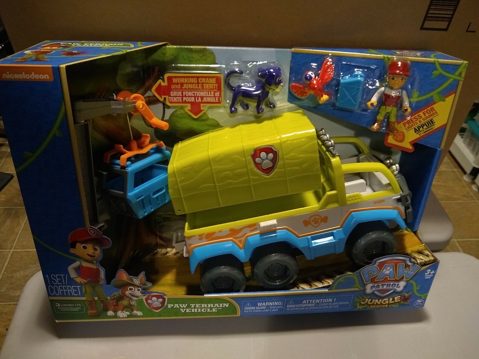 paw patrol paw terrain vehicle rescue